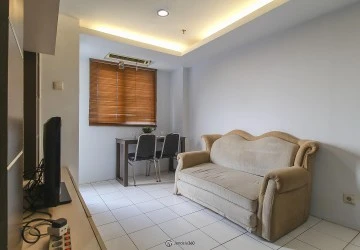 Living Room Kebagusan City Apartment 2BR View City