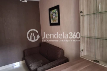 Living Room 2BR Apartment with City View at Sudirman Suites Bandung Apartment