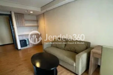 Living Room High Floor 2BR Apartment with City View at Great Western Resort