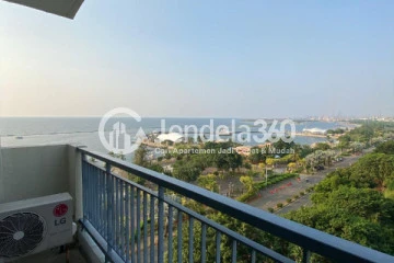 Balcony Cozy 3BR Apartment at Ancol Mansion Apartment Tower Atlantic Ocean