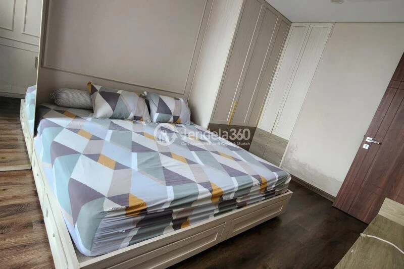 Bedroom 1BR Apartment with City view View at Arandra Residence