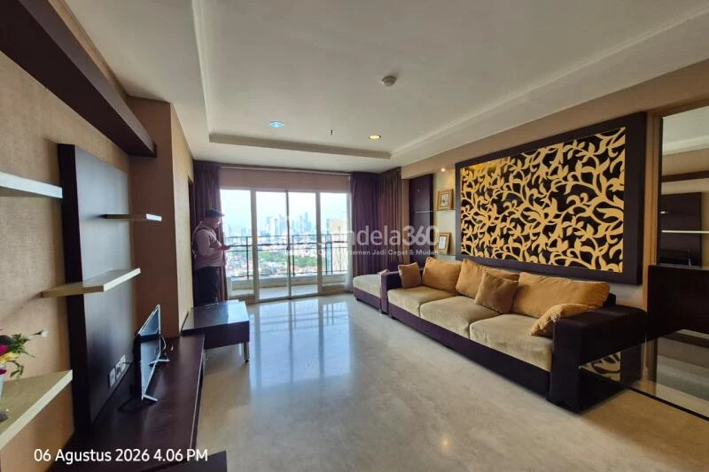 Living Room 3BR Permata Hijau Residence Apartment at Tower Abelia