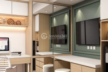 Bedroom Studio Samesta Mahata Margonda Apartment at Low Floor