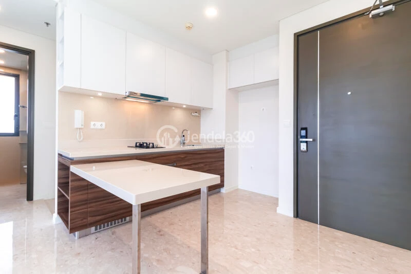 Kitchen Stylish 1BR Apartment at Condominium Marigold Navapark Apartment Tower 6