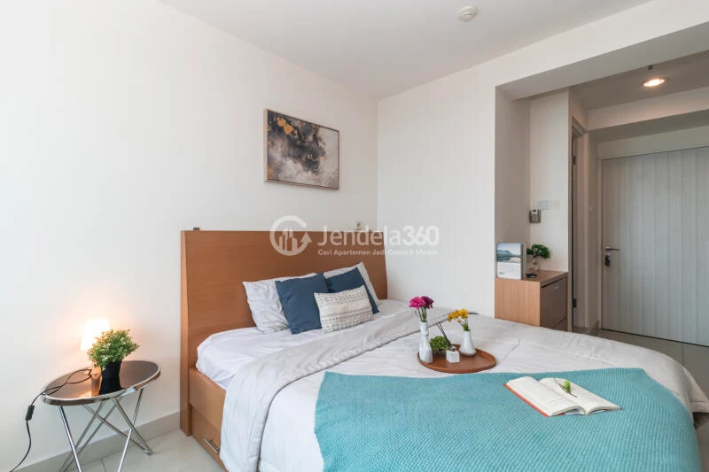 Bedroom High Floor Studio Apartment with - View at Grand Kamala Lagoon Apartment