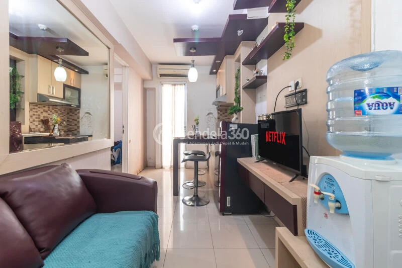 Living Room Good Deal 1BR Apartment Low Floor with  View at Bassura City Apartment
