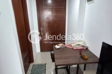 Dining Room Peaceful 1BR Apartment Middle Floor with  View at Vittoria Residence