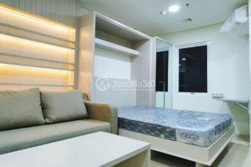 Bedroom Spotless Studio Apartment High Floor with Sea View at Northland Ancol Residence
