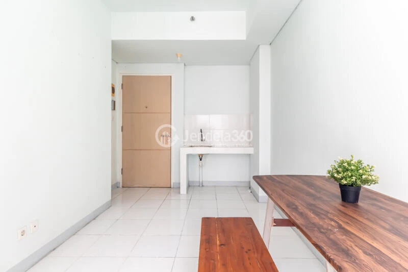 Living Room High Floor 2BR Apartment with  View at Kota Ayodhya Apartment