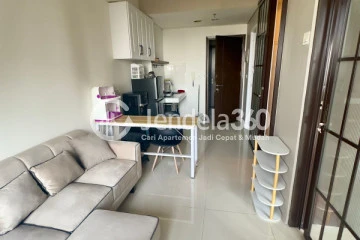 Living Room 2BR Apartment with City View at Westmark Apartment
