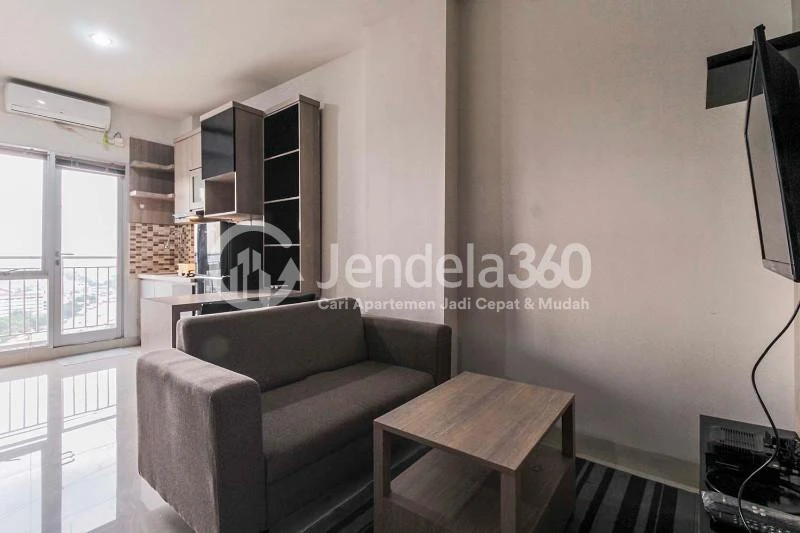 Living Room Oak Tower Apartment 2BR Fully Furnished
