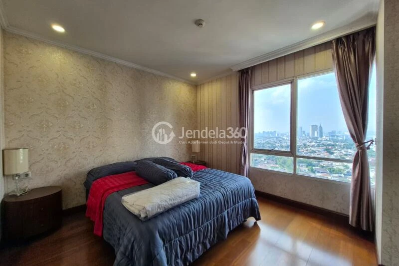 Bedroom 1 3BR Apartment with City View at Permata Hijau Residence