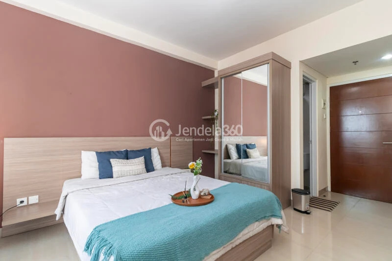 Bedroom Studio Apartment with City View at Taman Melati Margonda Apartment