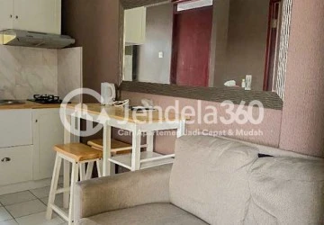 Living Room Low Floor 2BR Apartment with City View at MT Haryono Residence