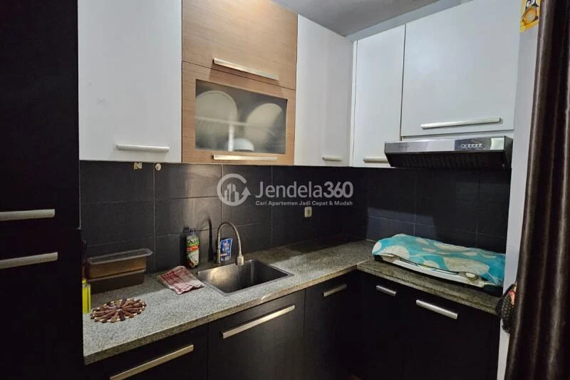 Kitchen Well Located 3BR Apartment Middle Floor with City View at Mediterania Garden Residence 2