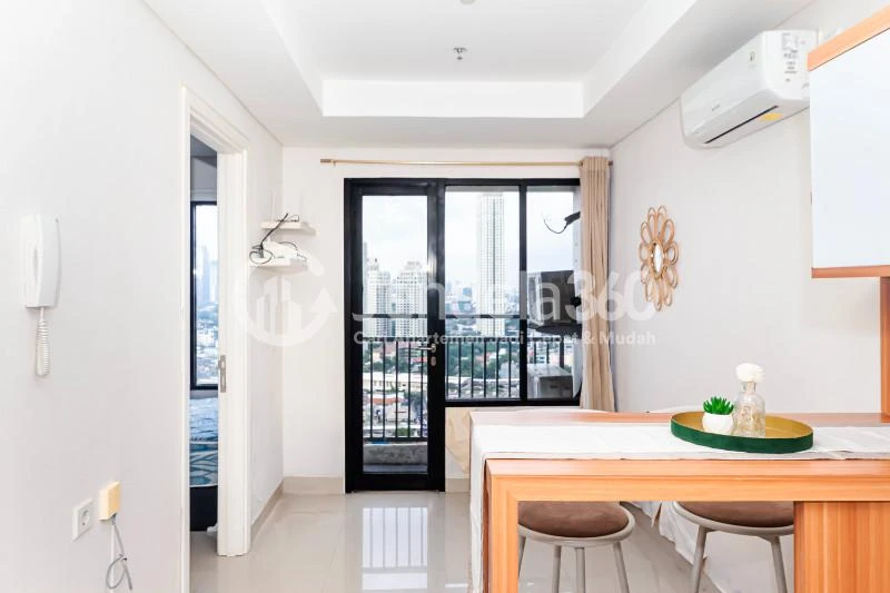 Living Room 2BR Kebayoran Icon Apartment at High Floor