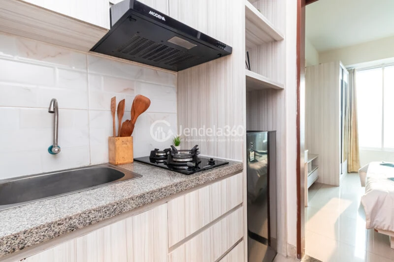 Kitchen Studio Grand Kamala Lagoon Apartment at Low Floor