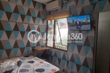 Bedroom Tidy 1BR Apartment Low Floor with  View at EcoHome Citra Raya