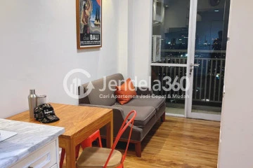 Living Room Flawless 1BR Apartment Low Floor with City View at Westmark Apartment