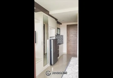 Kitchen Elegant Studio Apartment at Grand Dhika City Apartment Low Floor