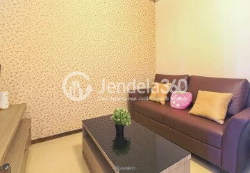 Living Room Thamrin Residence Apartment 1BR Fully Furnished