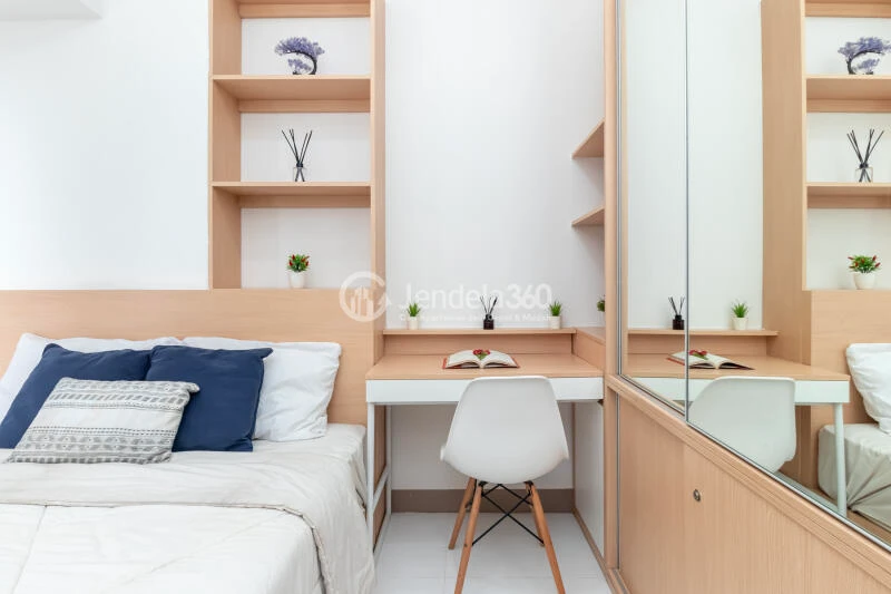 Bedroom 1 Japanese Minimalist Style 2BR Apartment with City View at Tokyo Riverside Apartment