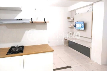 Living Room 3BR Apartment with  View at Kalibata City Apartment