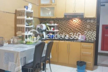 Kitchen 3BR Salemba Residence Apartment at Low Floor
