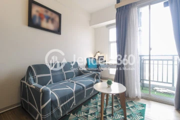 Living Room Studio Apartment with  View at Akasa Pure Living Apartment