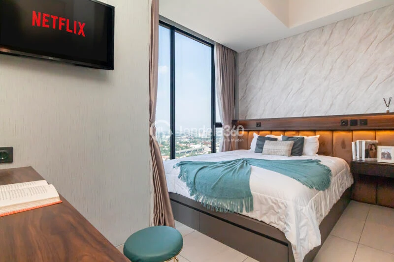 Bedroom 1 Stylish 2BR Apartment High Floor with City View at Fatmawati City Center Apartment