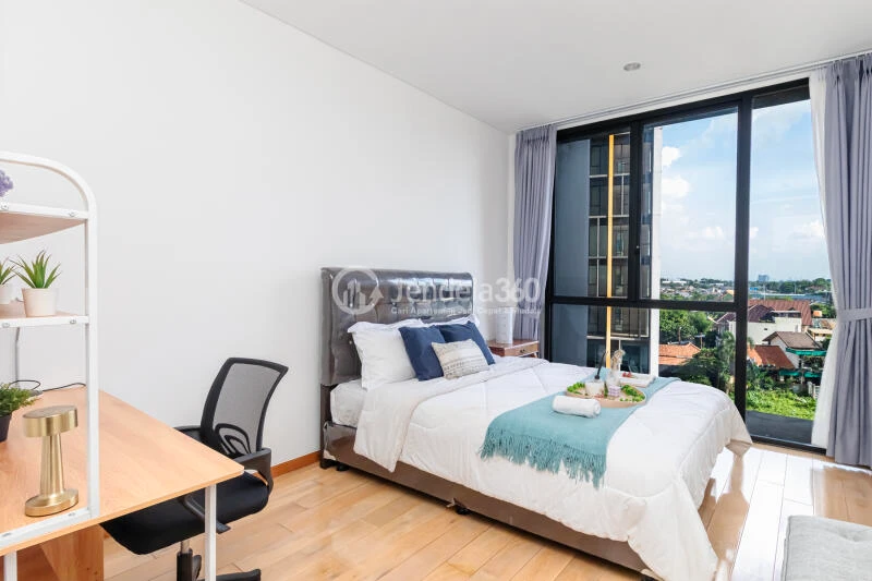 Bedroom 2 Low Floor 2BR Apartment with City View at Izzara Apartment