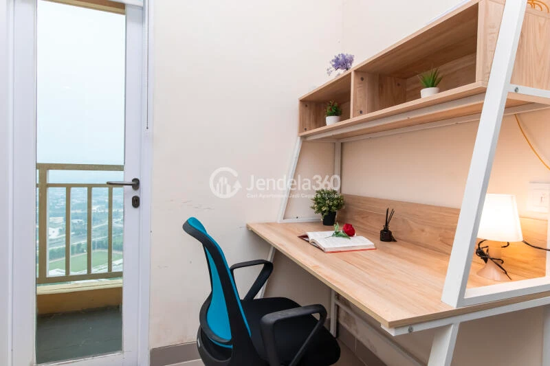 Bedroom High Floor Studio Apartment with City View at B Residence BSD