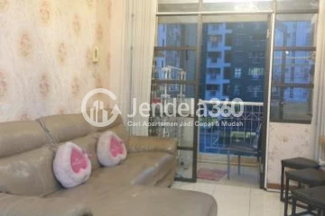 Living Room 3BR Salemba Residence Apartment at Low Floor