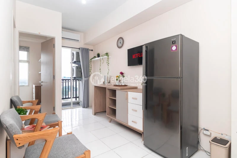 Living Room 2BR Apartment with  View at Kota Ayodhya Apartment