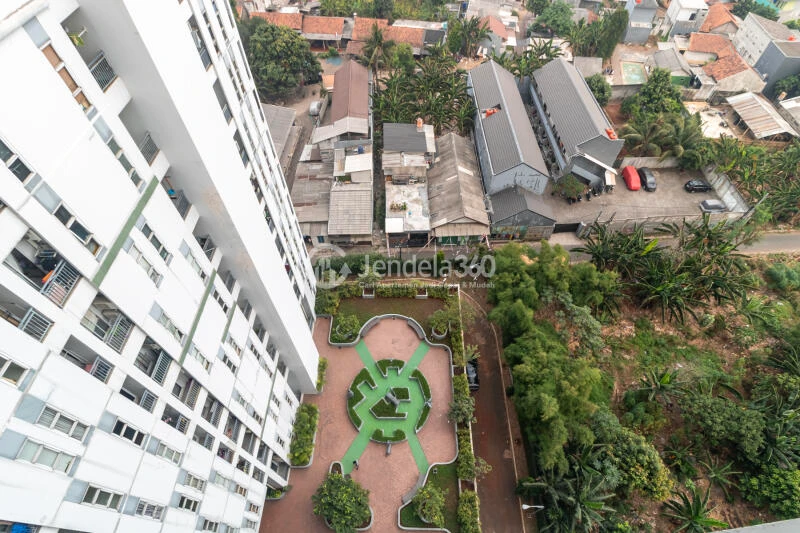Balcony Studio Apartment with City View at Akasa Pure Living Apartment