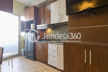 Kitchen 2BR Menteng Square Apartment at Middle Floor