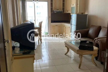 Living Room Affordable 3BR Apartment Low Floor with City View at Mediterania Garden Residence 2
