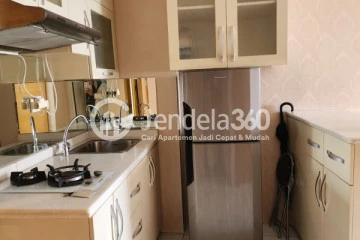 Kitchen Low Floor 1BR Apartment with City View at Signature Park Apartment