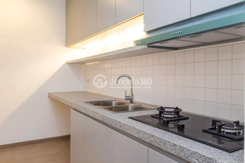 Kitchen 2BR Apartment with City View at Izzara Apartment