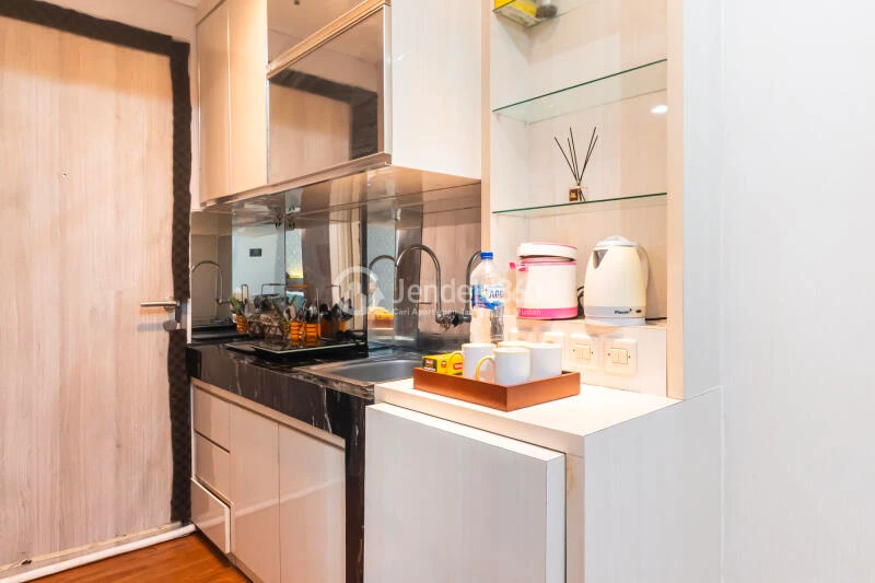 Kitchen Akasa Pure Living Apartment Studio  Furnished