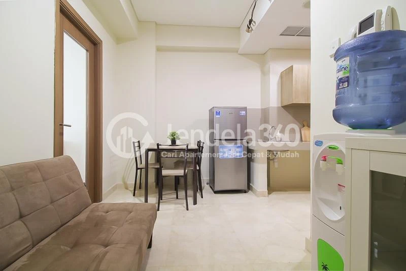 Living Room Modest 1BR Apartment with Spa & Fitness Center at Puri Orchard Apartment