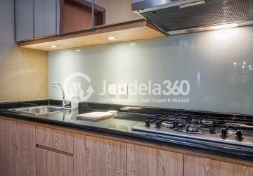 Kitchen Compact and Lovely 2BR Low Floor Apartment at Thamrin Residence Apartment