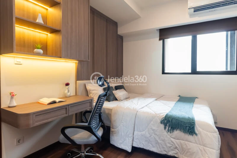 Bedroom 2 Low Floor 3BR Apartment with  View at Branz Mega Kuningan Apartment