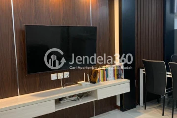 Living Room 2BR Nifarro Park Apartment at Tower Mahoni