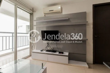 Living Room Green Central City Apartment 2BR Fully Furnished