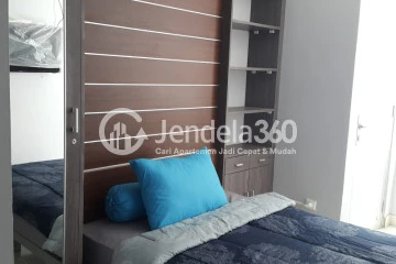 Bedroom Middle Floor Studio Apartment with City View at Easton Park Residence Jatinangor