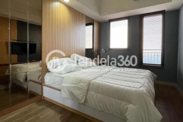 Bedroom High Floor Studio Apartment with City View at Evenciio Apartment