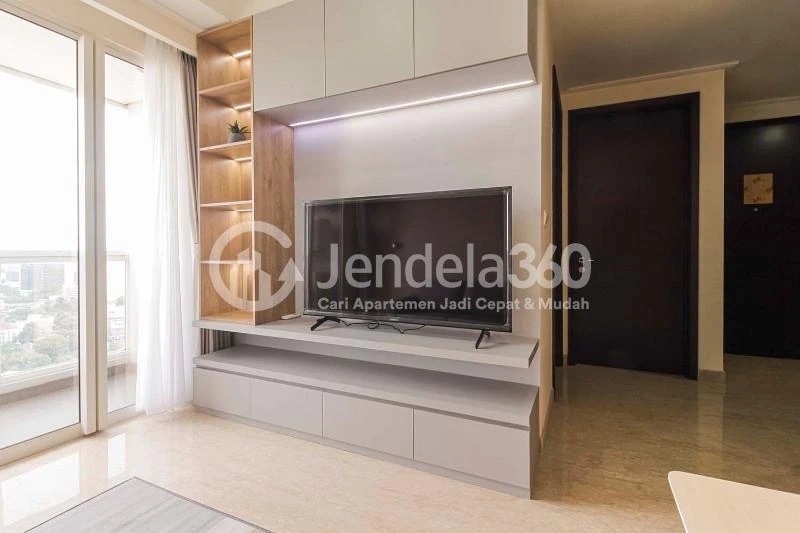 Living Room Menteng Park 2BR Fully Furnished