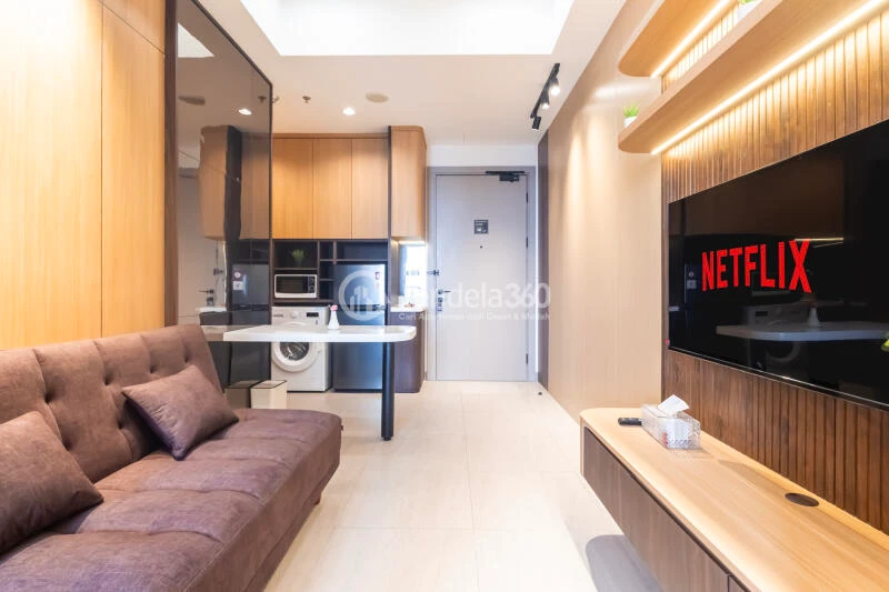 Living Room 1BR Fatmawati City Center Apartment at High Floor