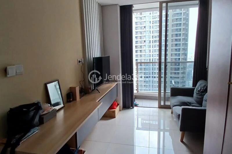 Living Room Stunning 2BR Apartment Low Floor with  View at Taman Anggrek Residence